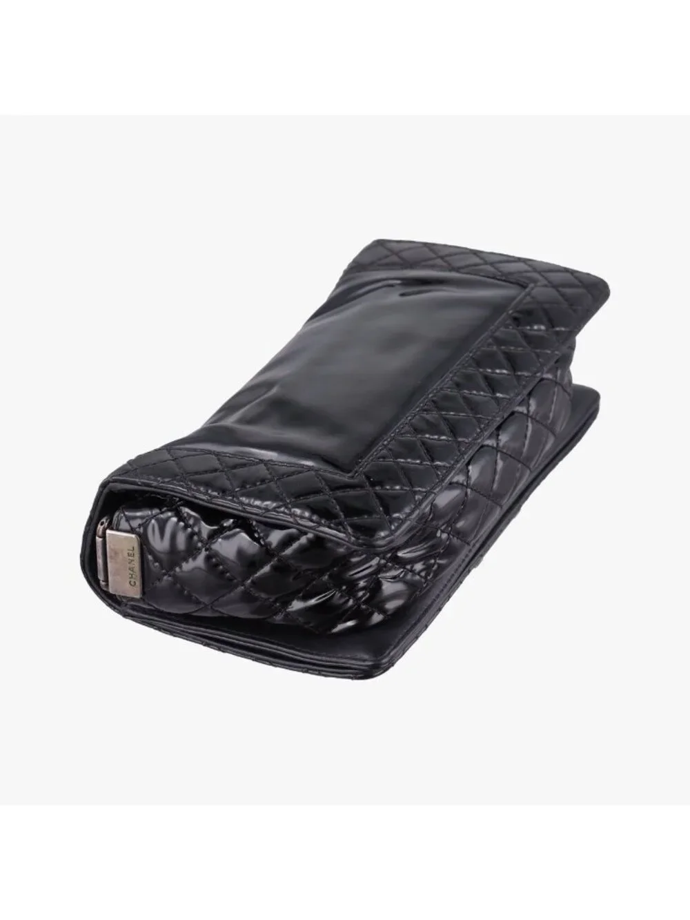 Chanel Boy Black Patent Shoulder Bag